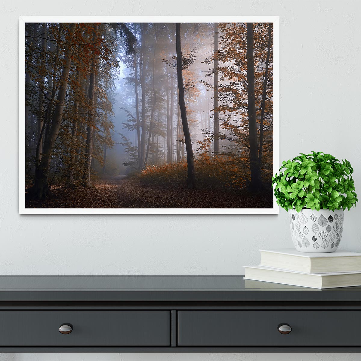 Autumn Colors Framed Print - Canvas Art Rocks -6