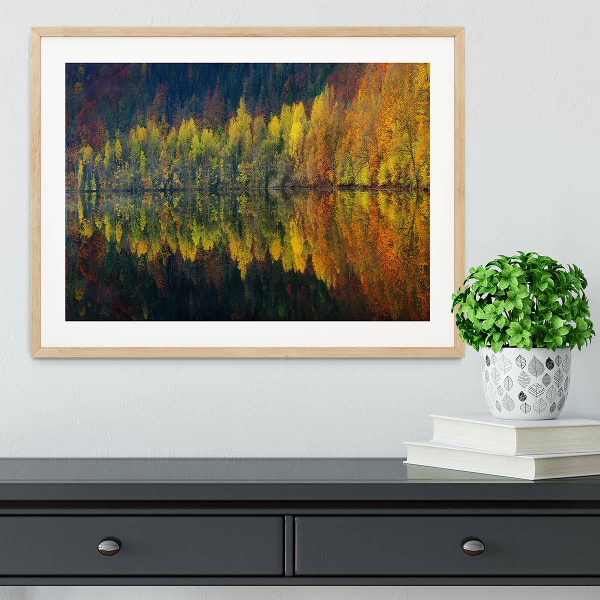 Autumnal Silence Framed Print - Canvas Art Rocks - 3