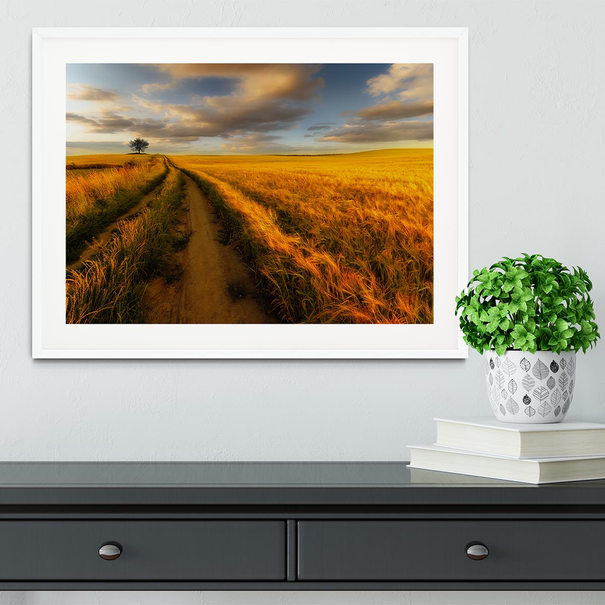 Yellow Framed Print - Canvas Art Rocks - 5