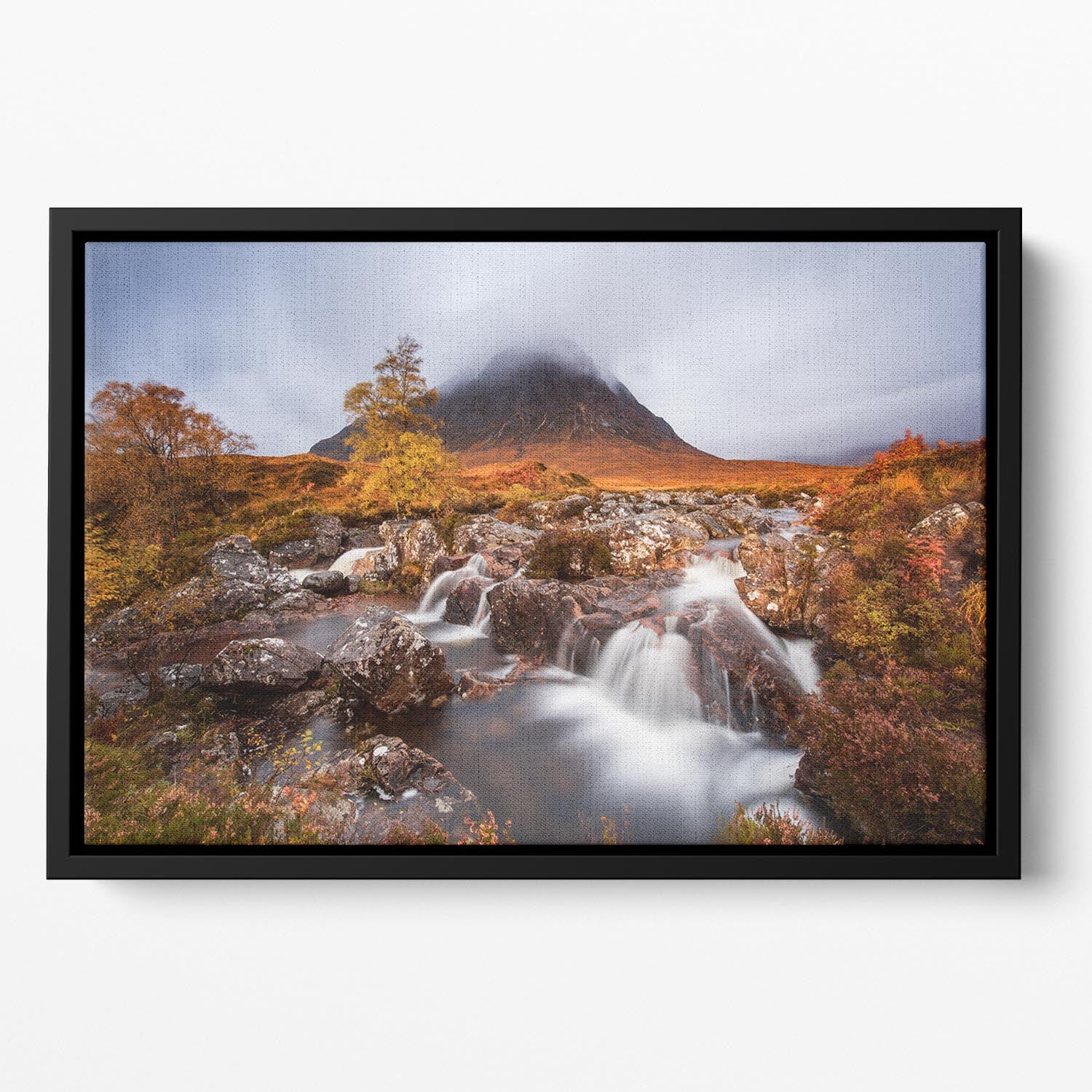 Autumn In The Glencoe Floating Framed Canvas - Canvas Art Rocks - 2