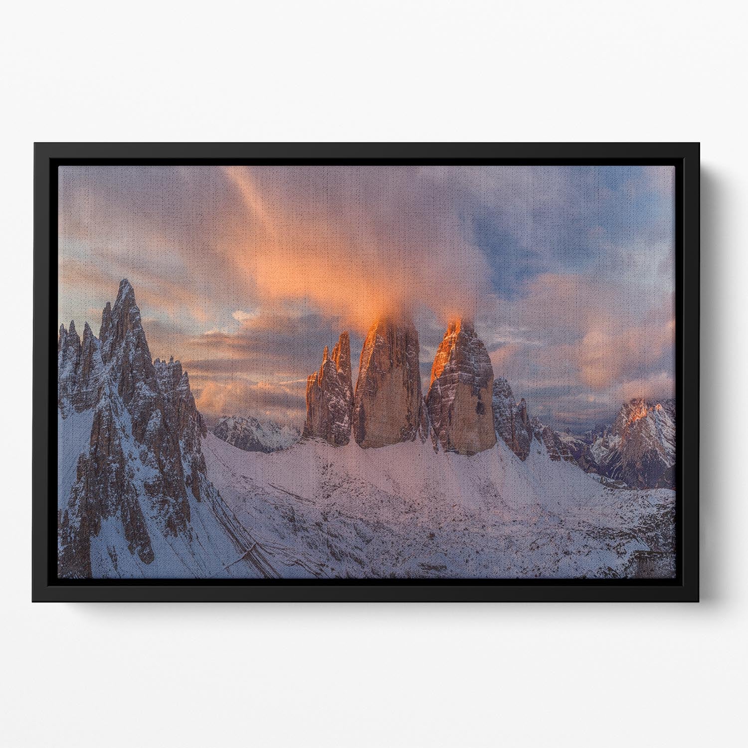 The Story Of The One Sunrise Floating Framed Canvas - Canvas Art Rocks - 2