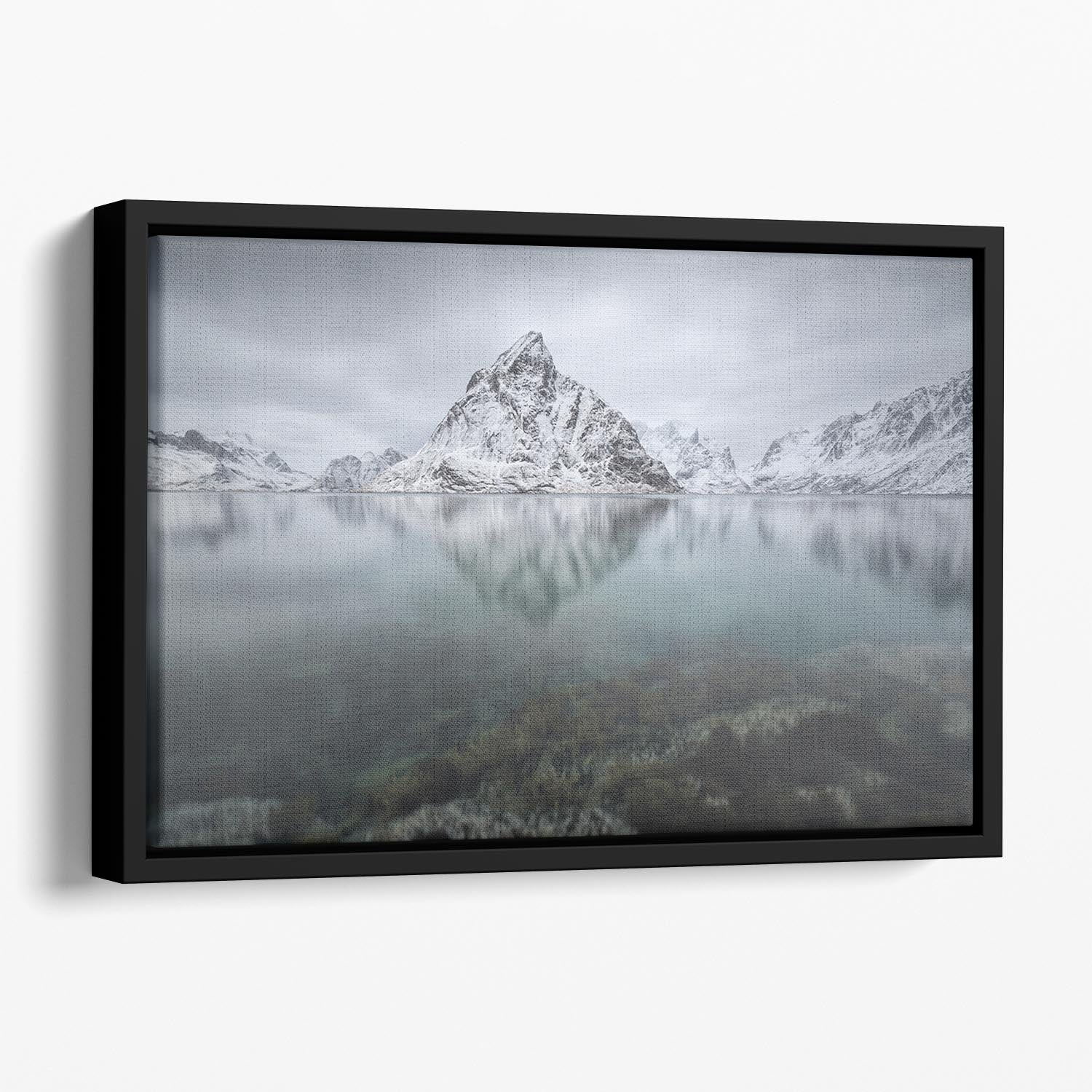 Waterworld Floating Framed Canvas - Canvas Art Rocks - 1