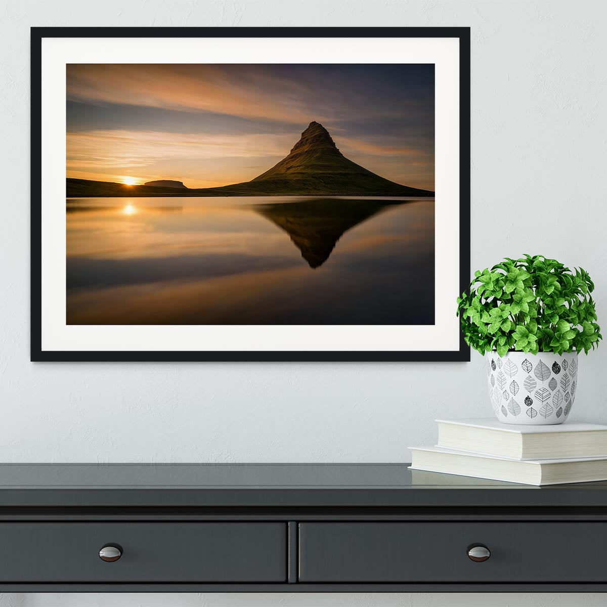 Kirkjufell Framed Print - Canvas Art Rocks - 1