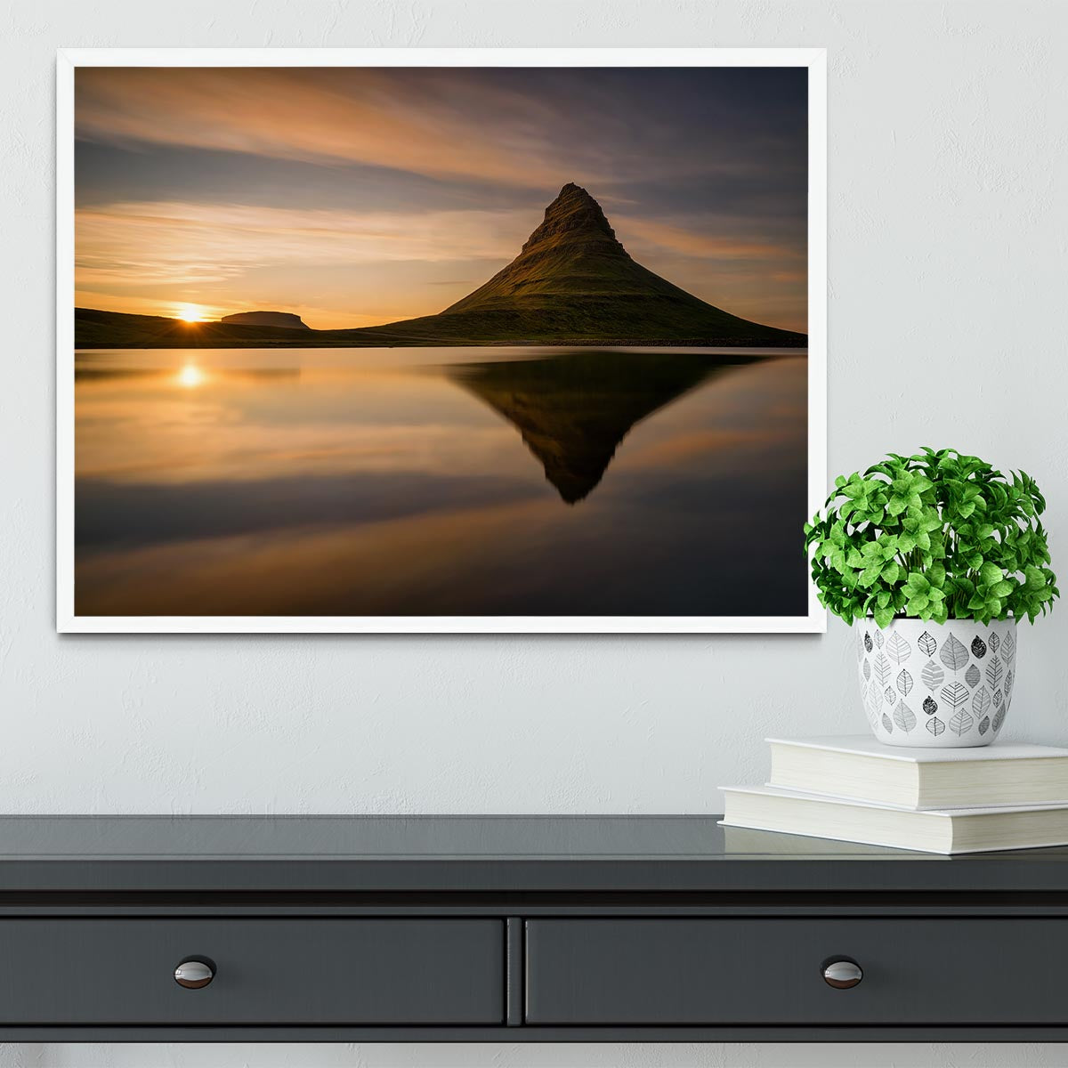 Kirkjufell Framed Print - Canvas Art Rocks -6