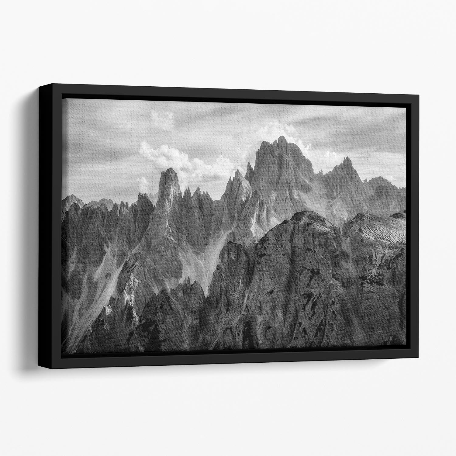 The Peaks Floating Framed Canvas - Canvas Art Rocks - 1