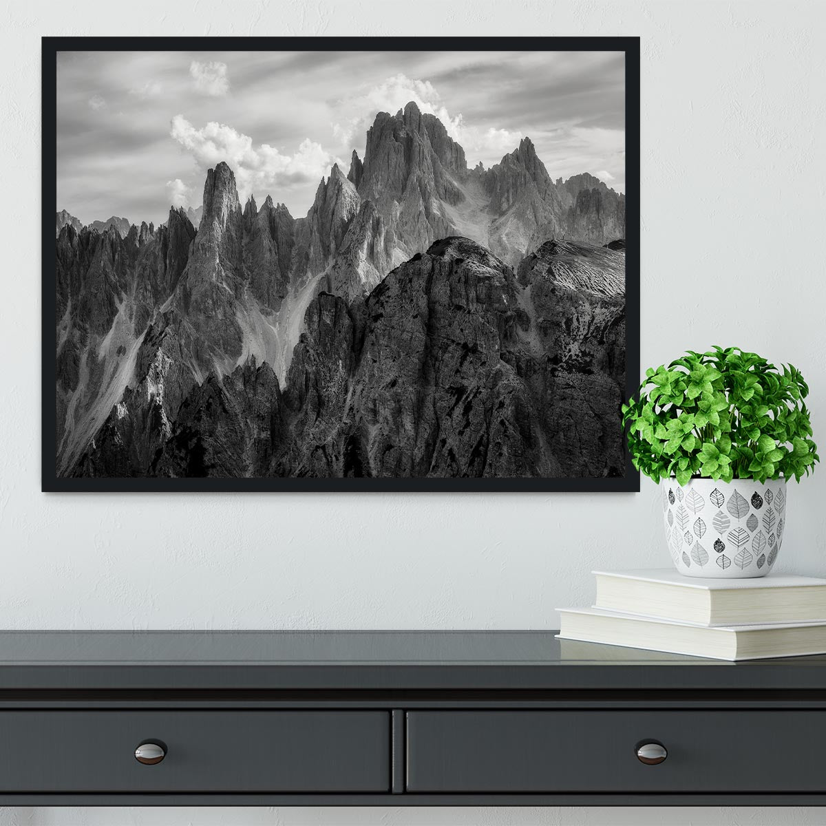 The Peaks Framed Print - Canvas Art Rocks - 2