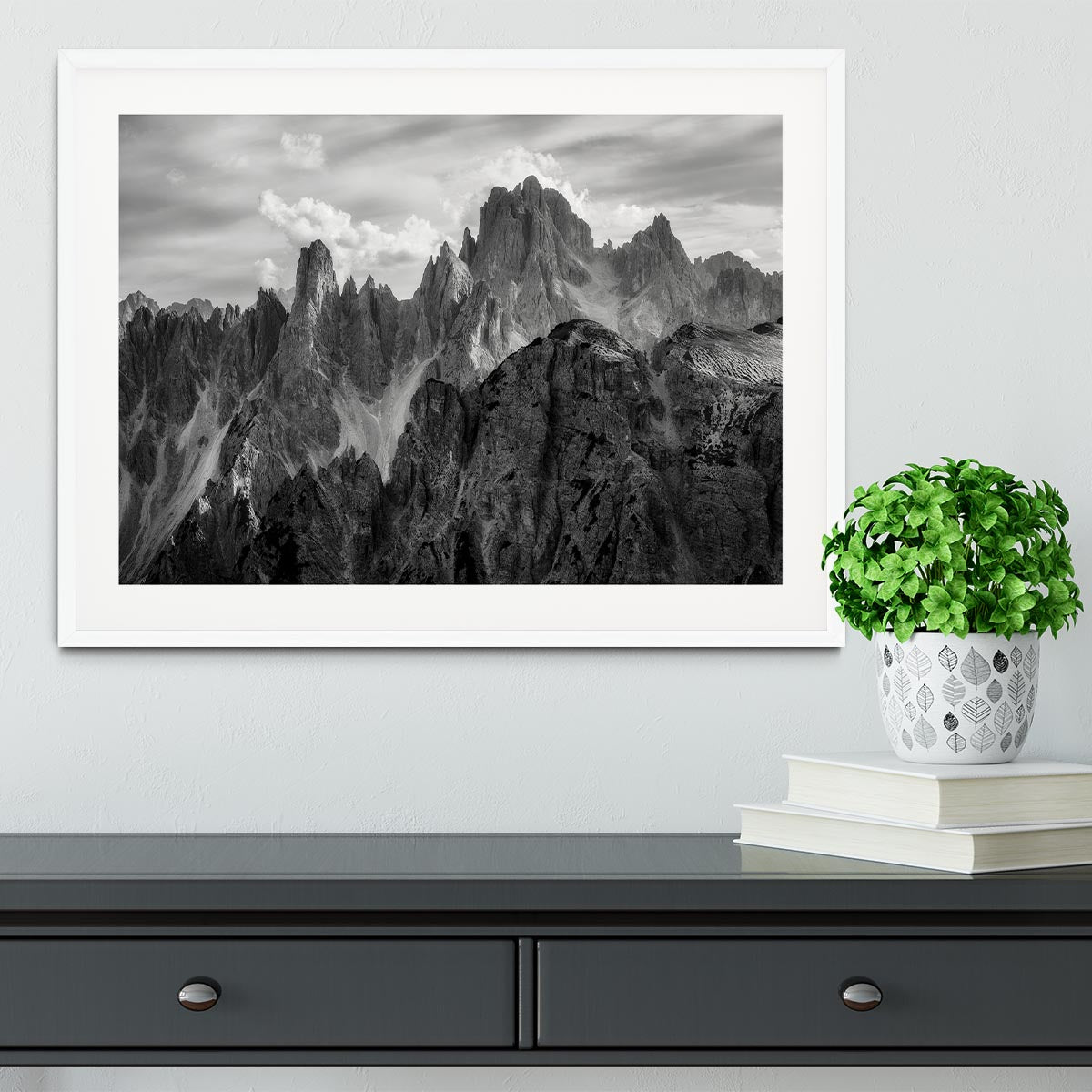 The Peaks Framed Print - Canvas Art Rocks - 5