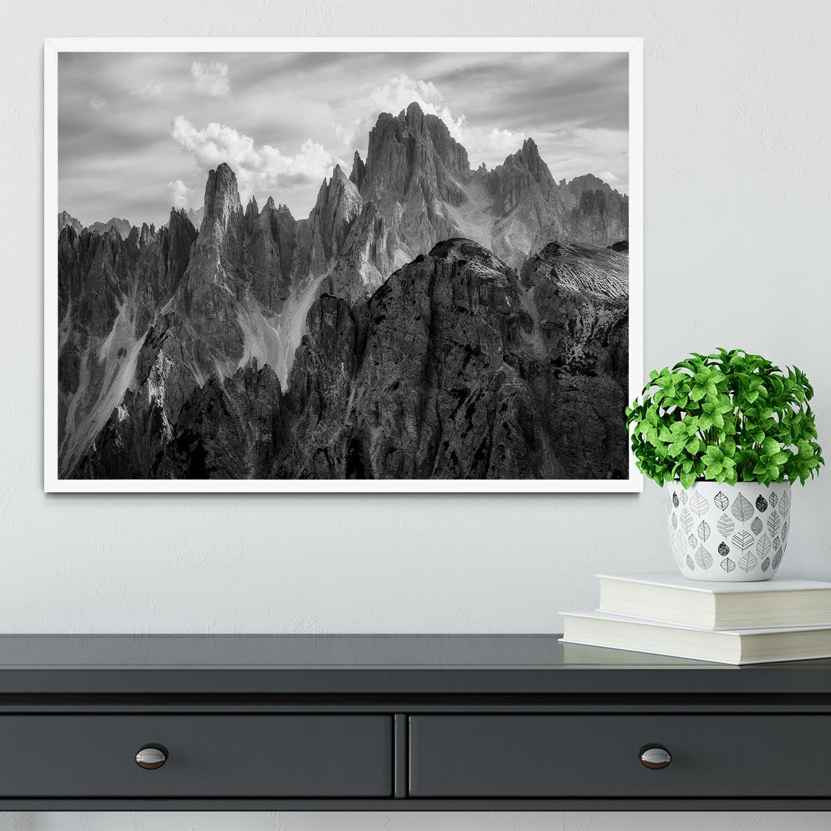 The Peaks Framed Print - Canvas Art Rocks -6