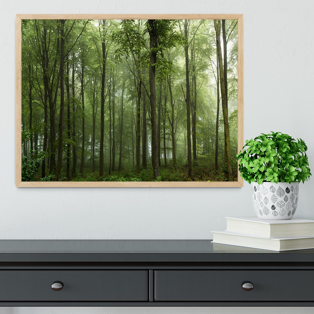 Forest Framed Print - Canvas Art Rocks - 4