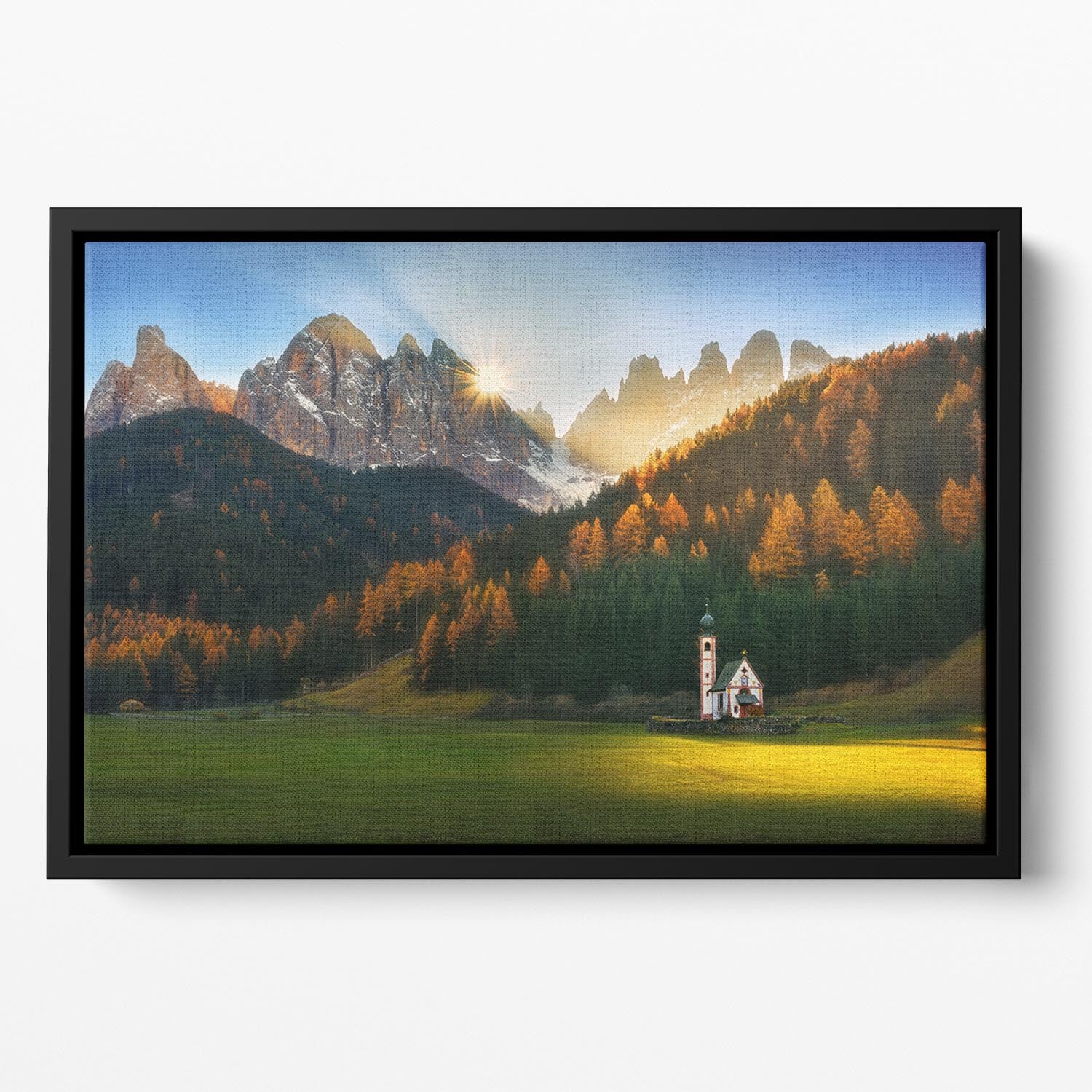 Santa Maddalena Floating Framed Canvas - Canvas Art Rocks - 2