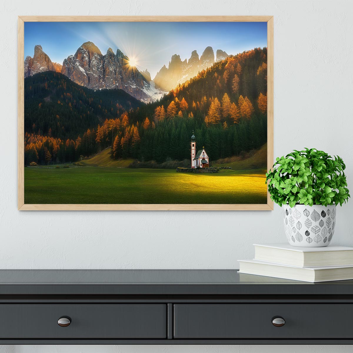 Santa Maddalena Framed Print - Canvas Art Rocks - 4