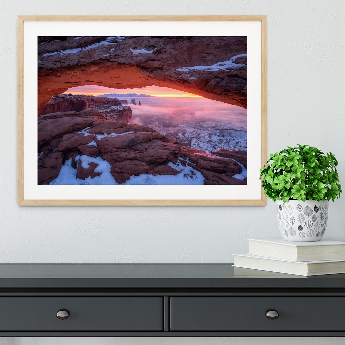 The Moment Right Before Sunrise Framed Print - Canvas Art Rocks - 3