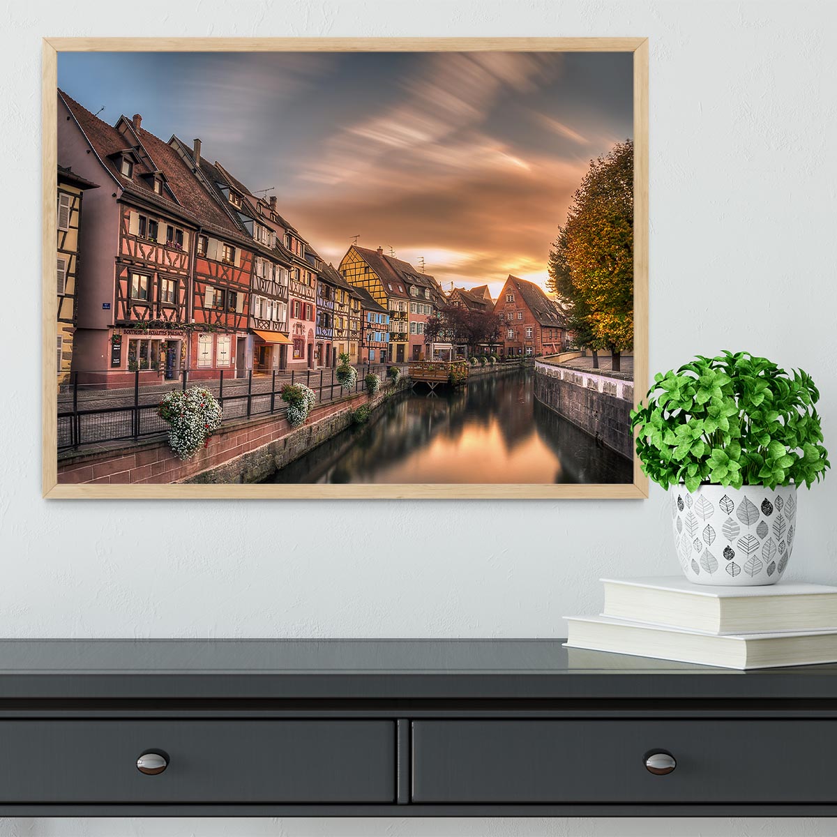 Fall In Colmar Framed Print - Canvas Art Rocks - 4