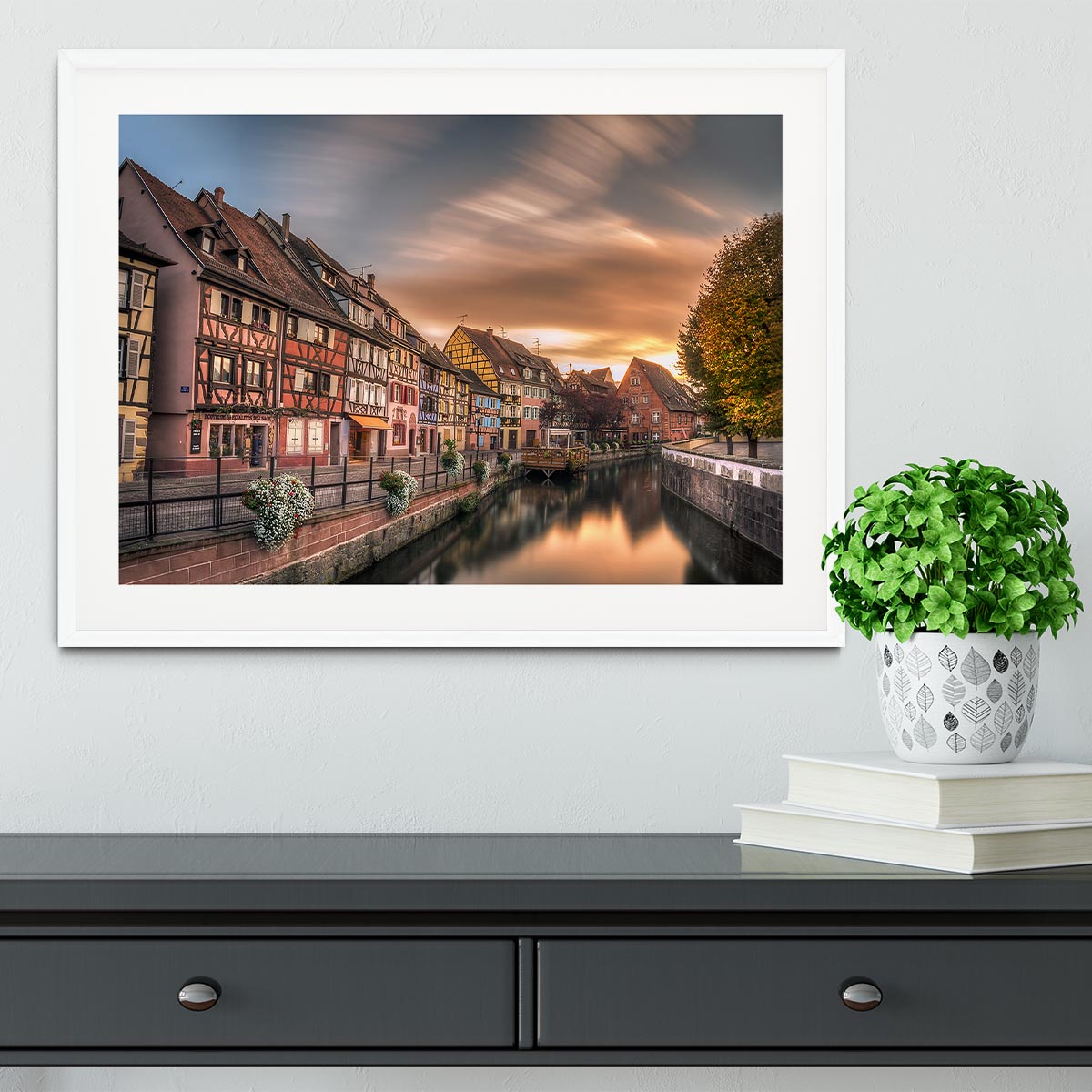 Fall In Colmar Framed Print - Canvas Art Rocks - 5