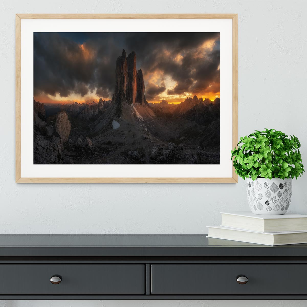 Dolomitas Mountains Framed Print - Canvas Art Rocks - 3