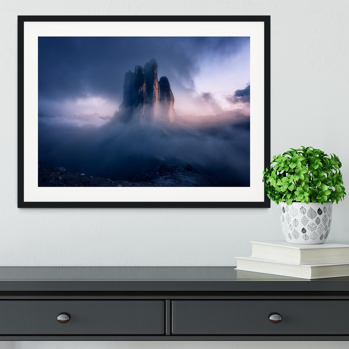 Clody Alps Framed Print - Canvas Art Rocks - 1