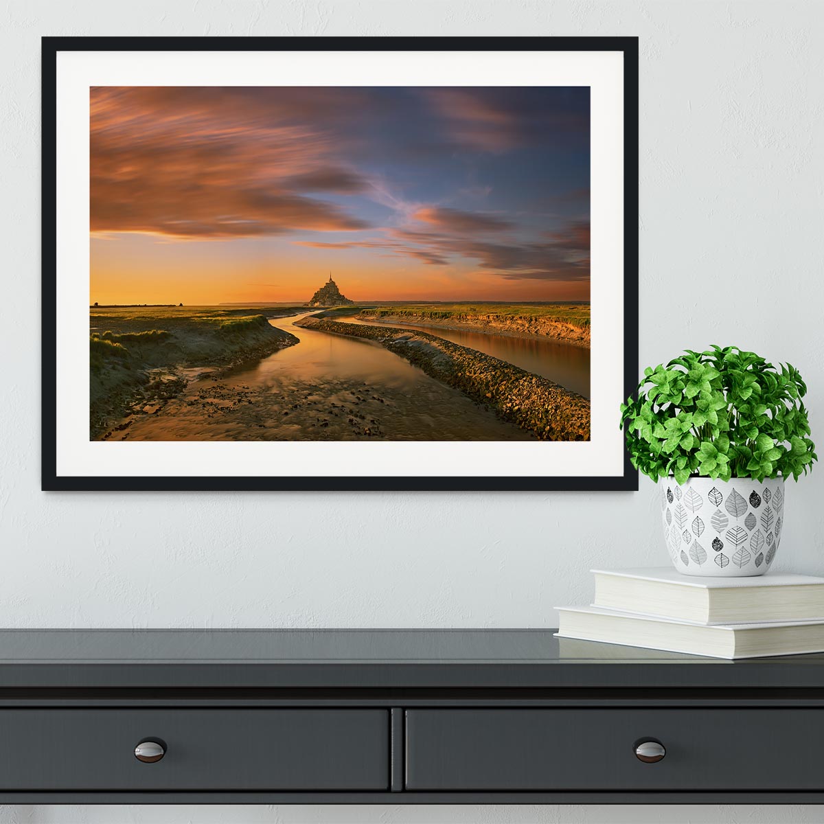 Saint-Michel Framed Print - Canvas Art Rocks - 1