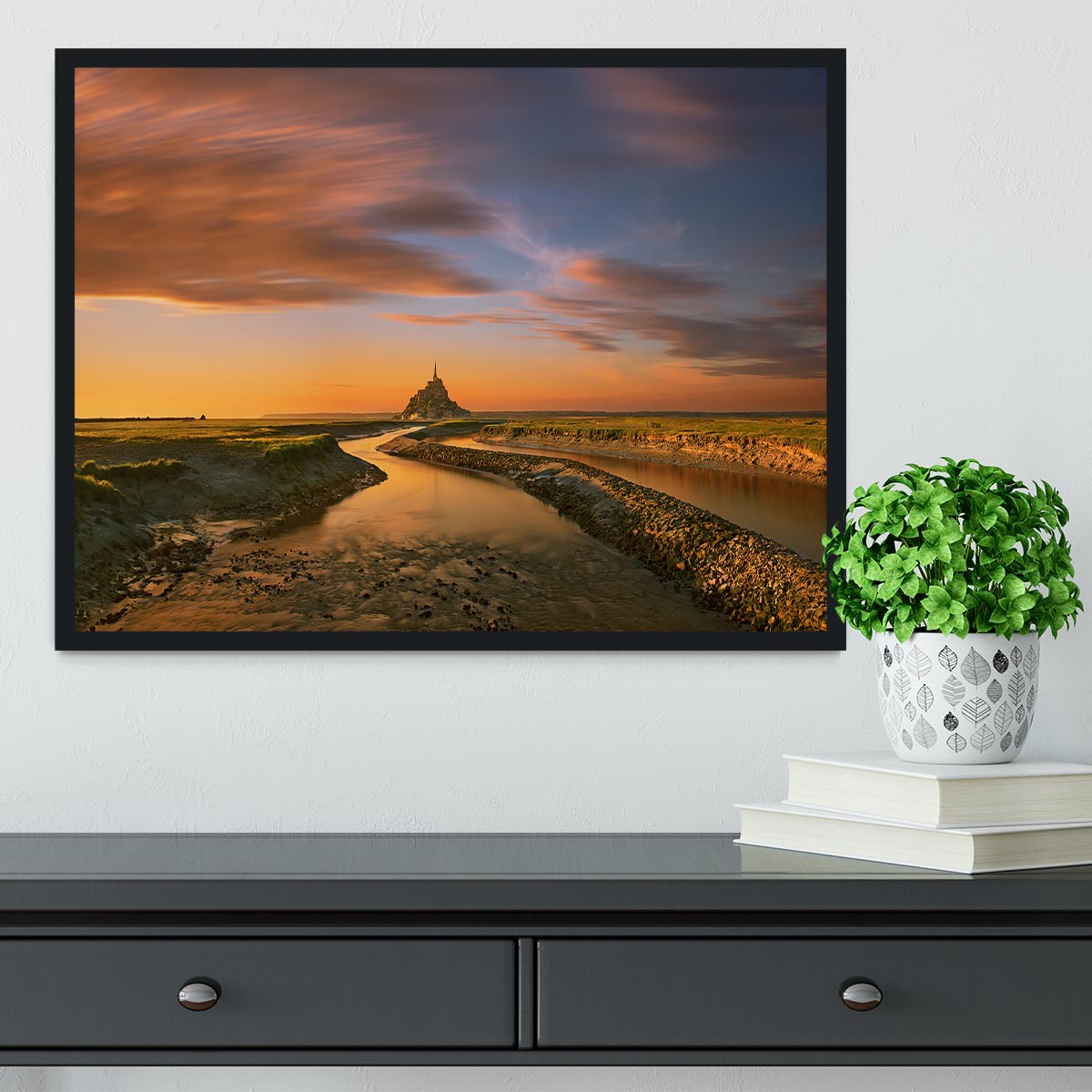 Saint-Michel Framed Print - Canvas Art Rocks - 2