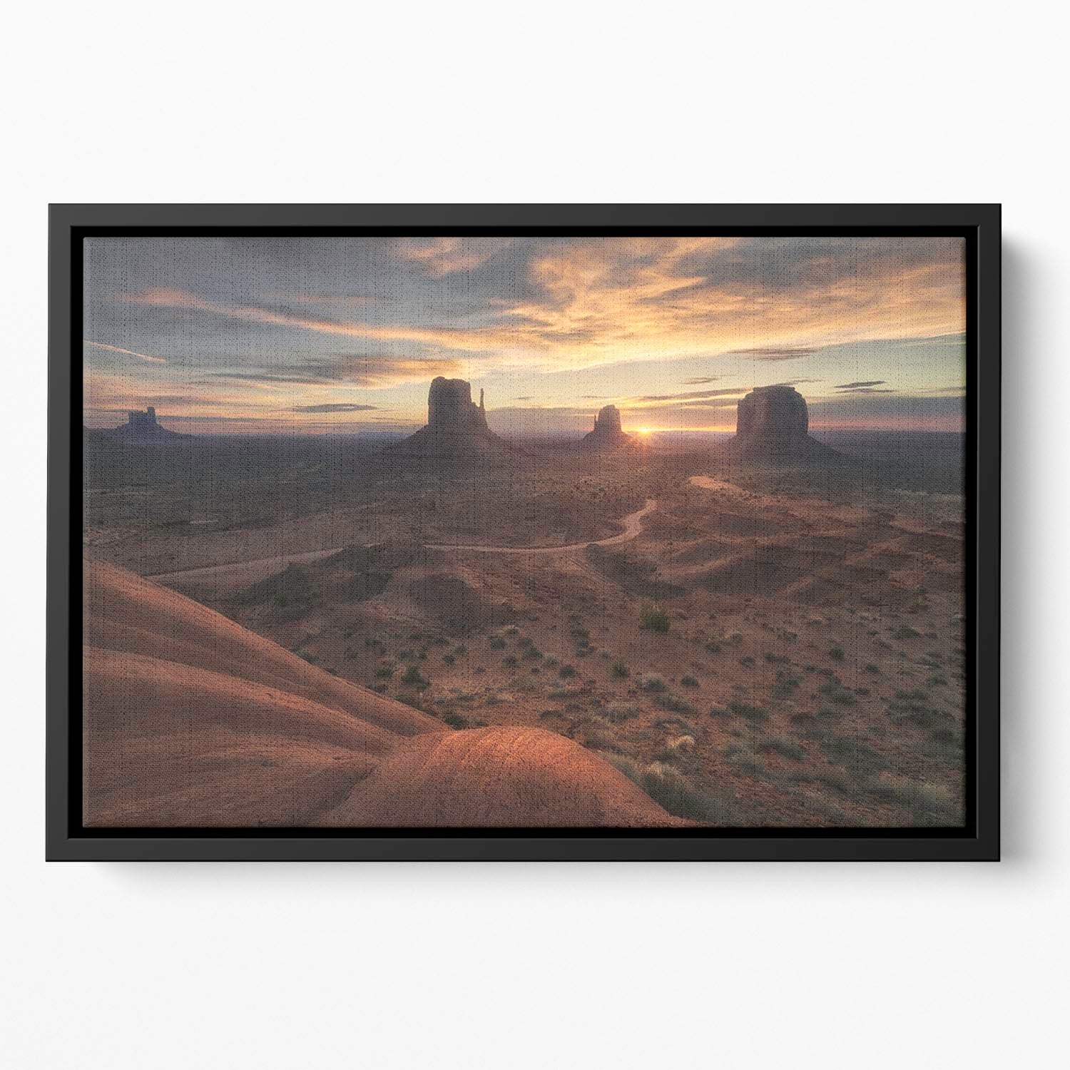 The Landscape Of My Dreams Floating Framed Canvas - Canvas Art Rocks - 2