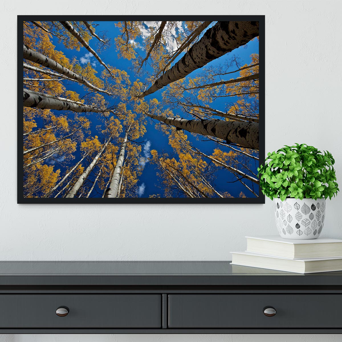 Aspen's Fall Framed Print - Canvas Art Rocks - 2