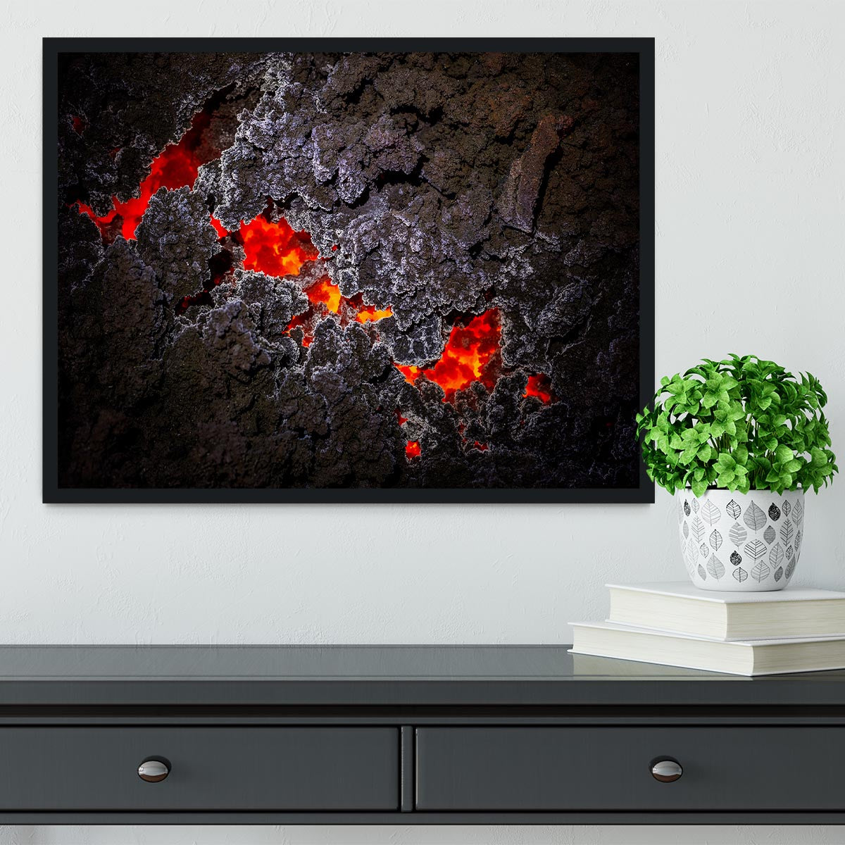 Crystallization Framed Print - Canvas Art Rocks - 2