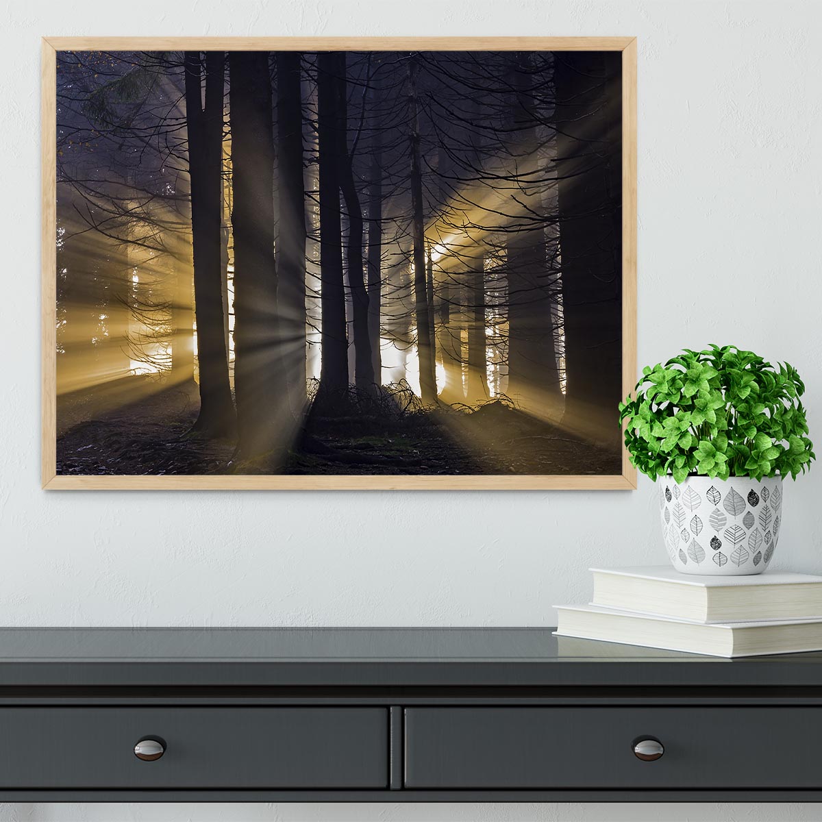 Autumn Forest Framed Print - Canvas Art Rocks - 4