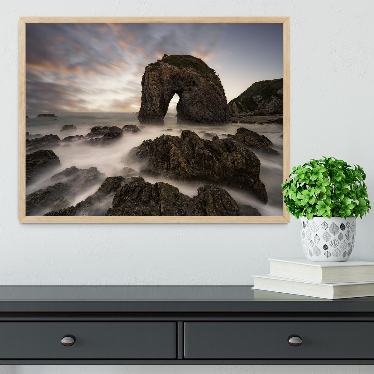 Horse Head Rock Framed Print - Canvas Art Rocks - 4