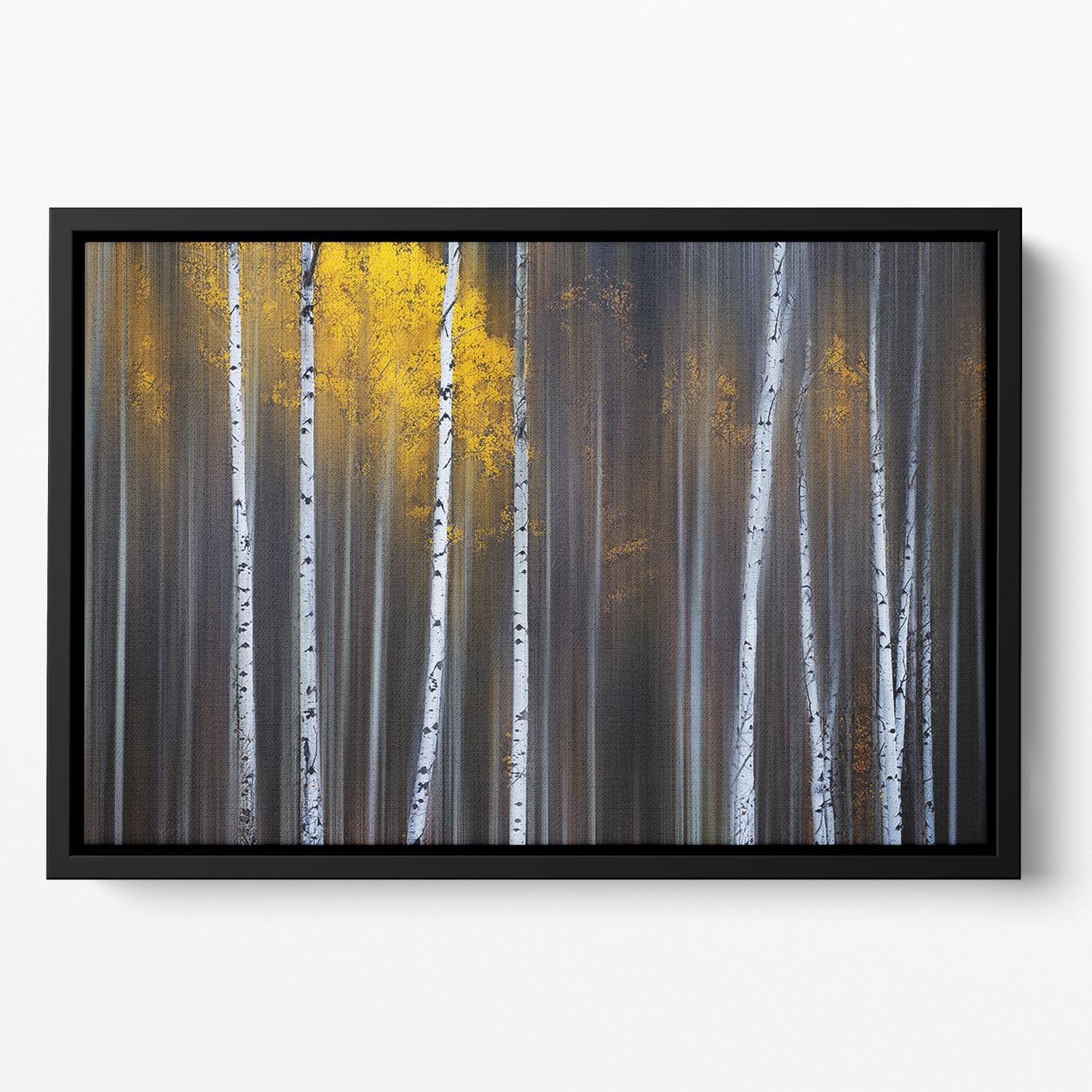 Curtain Of Fall Floating Framed Canvas - Canvas Art Rocks - 2