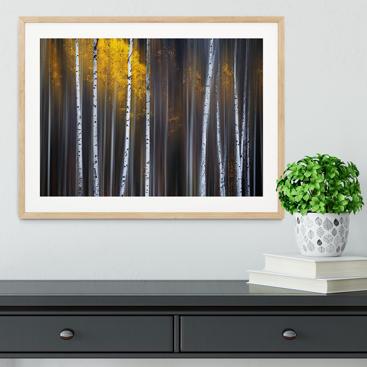 Curtain Of Fall Framed Print - Canvas Art Rocks - 3