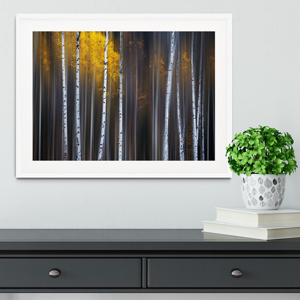 Curtain Of Fall Framed Print - Canvas Art Rocks - 5