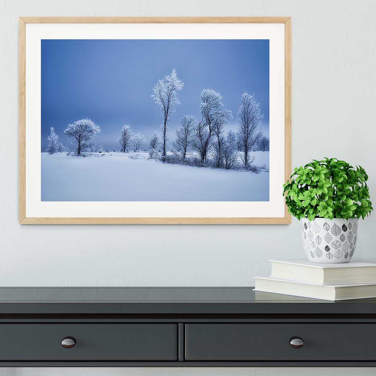 Winterland Framed Print - Canvas Art Rocks - 3