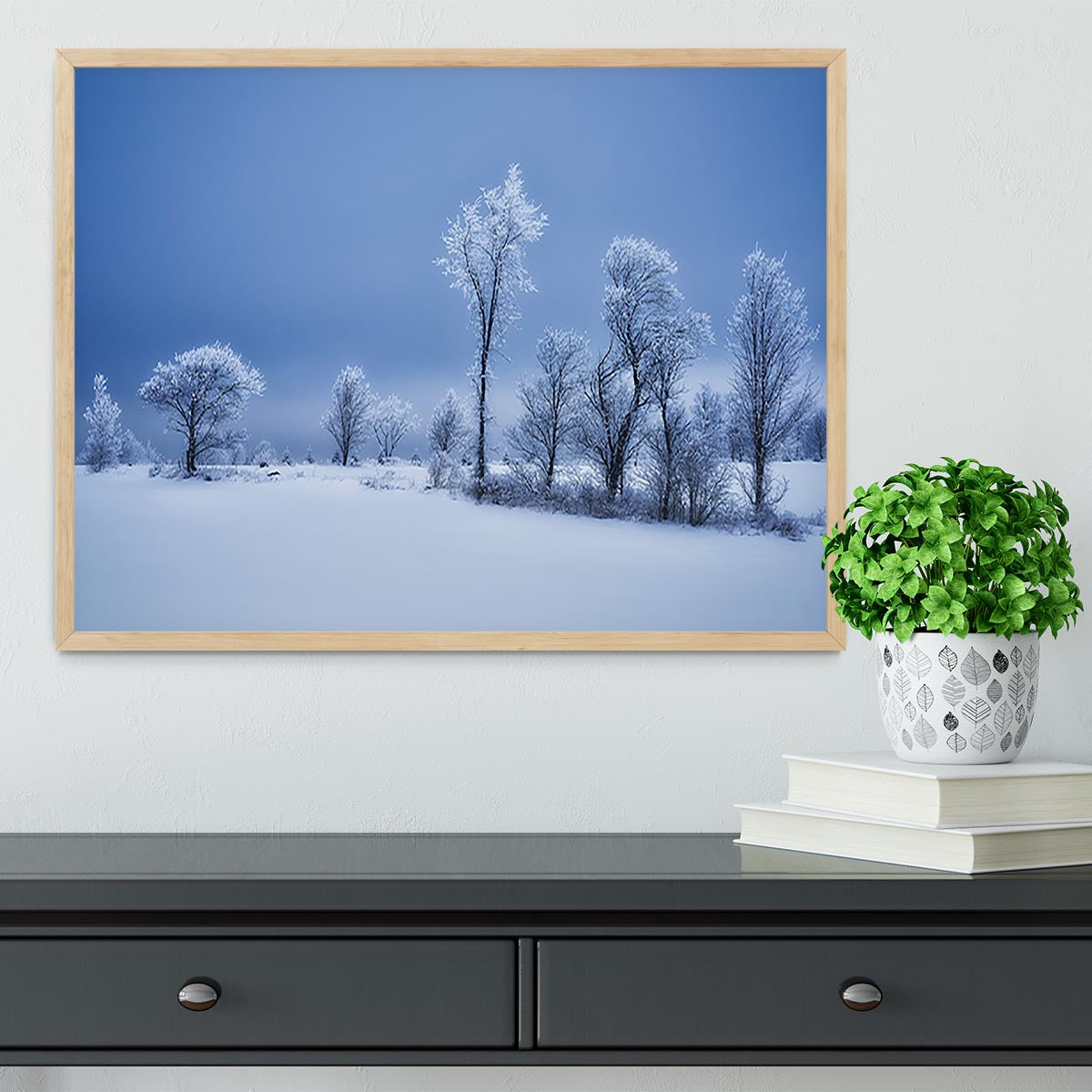 Winterland Framed Print - Canvas Art Rocks - 4