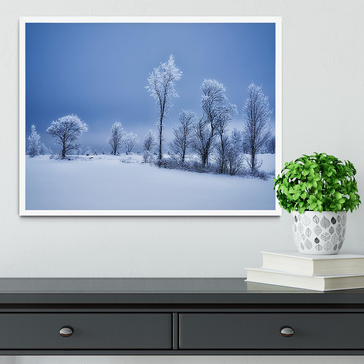 Winterland Framed Print - Canvas Art Rocks -6