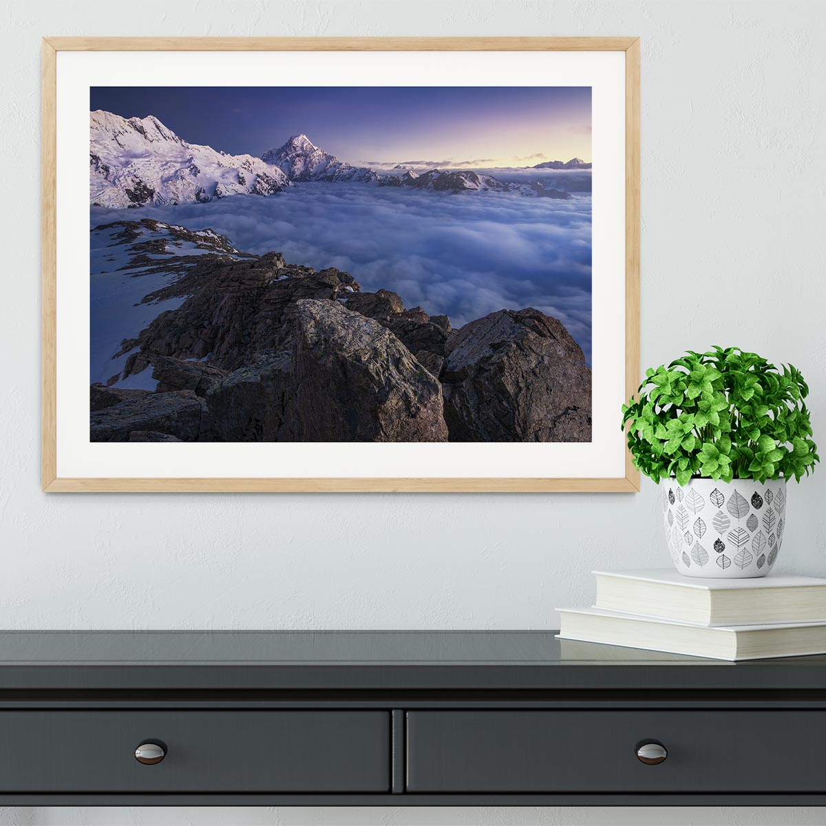 Above The Clouds Framed Print - Canvas Art Rocks - 3