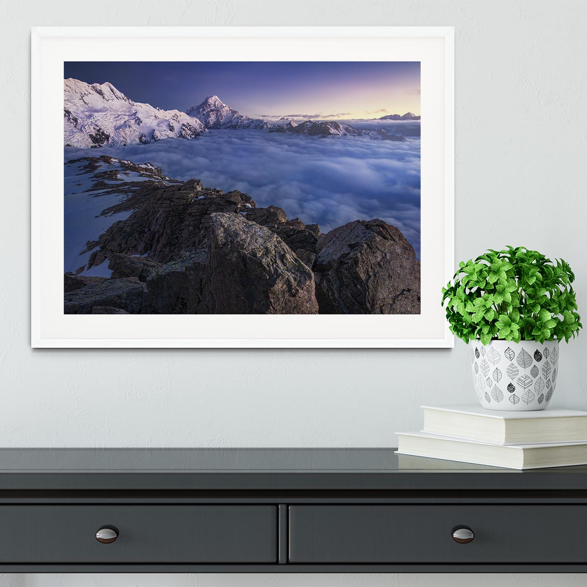 Above The Clouds Framed Print - Canvas Art Rocks - 5