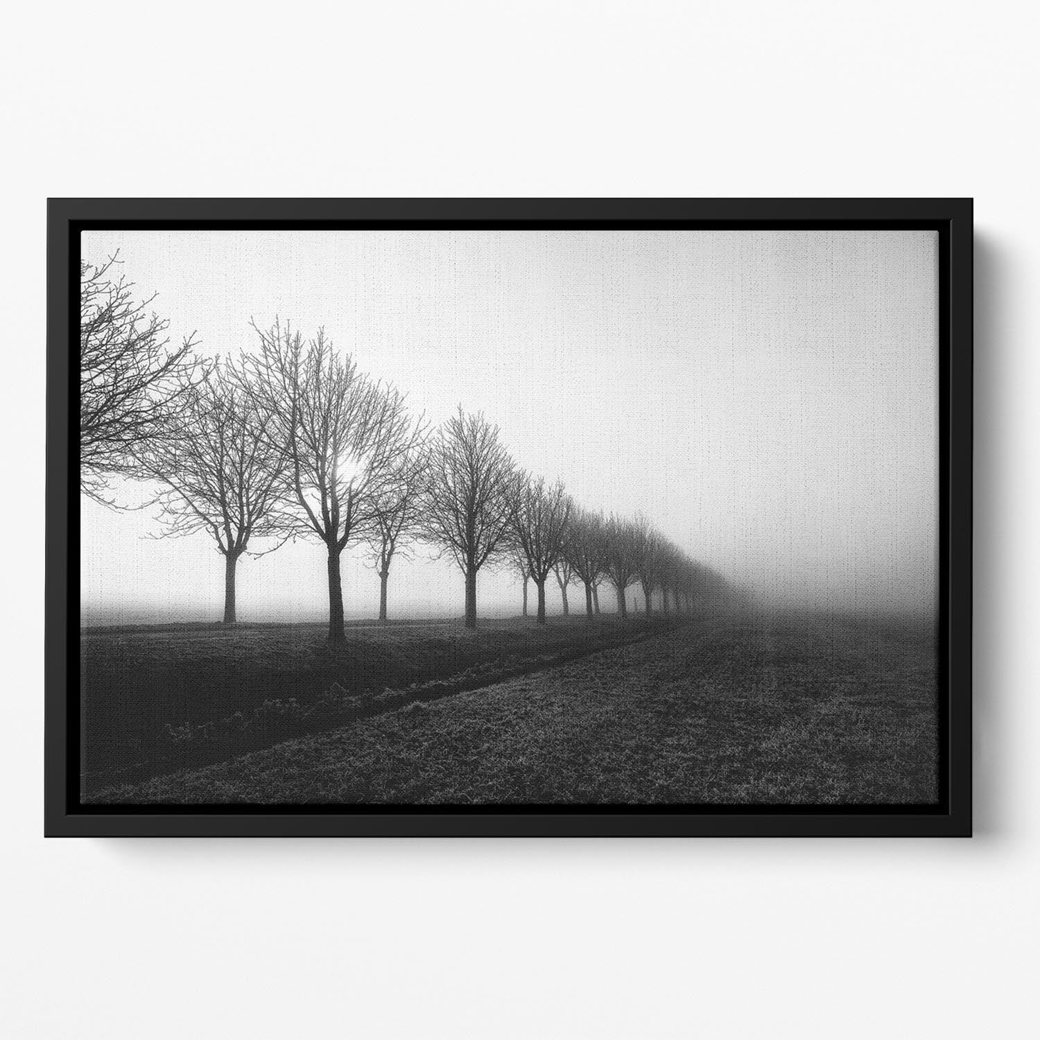 Losing Sight Floating Framed Canvas - Canvas Art Rocks - 2