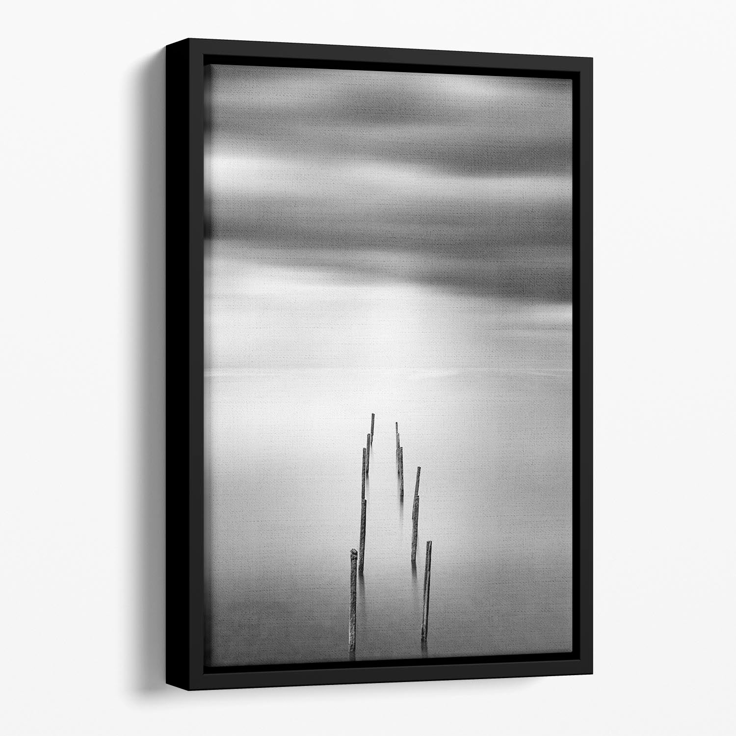 As Time Goes By 003 Floating Framed Canvas - Canvas Art Rocks - 1