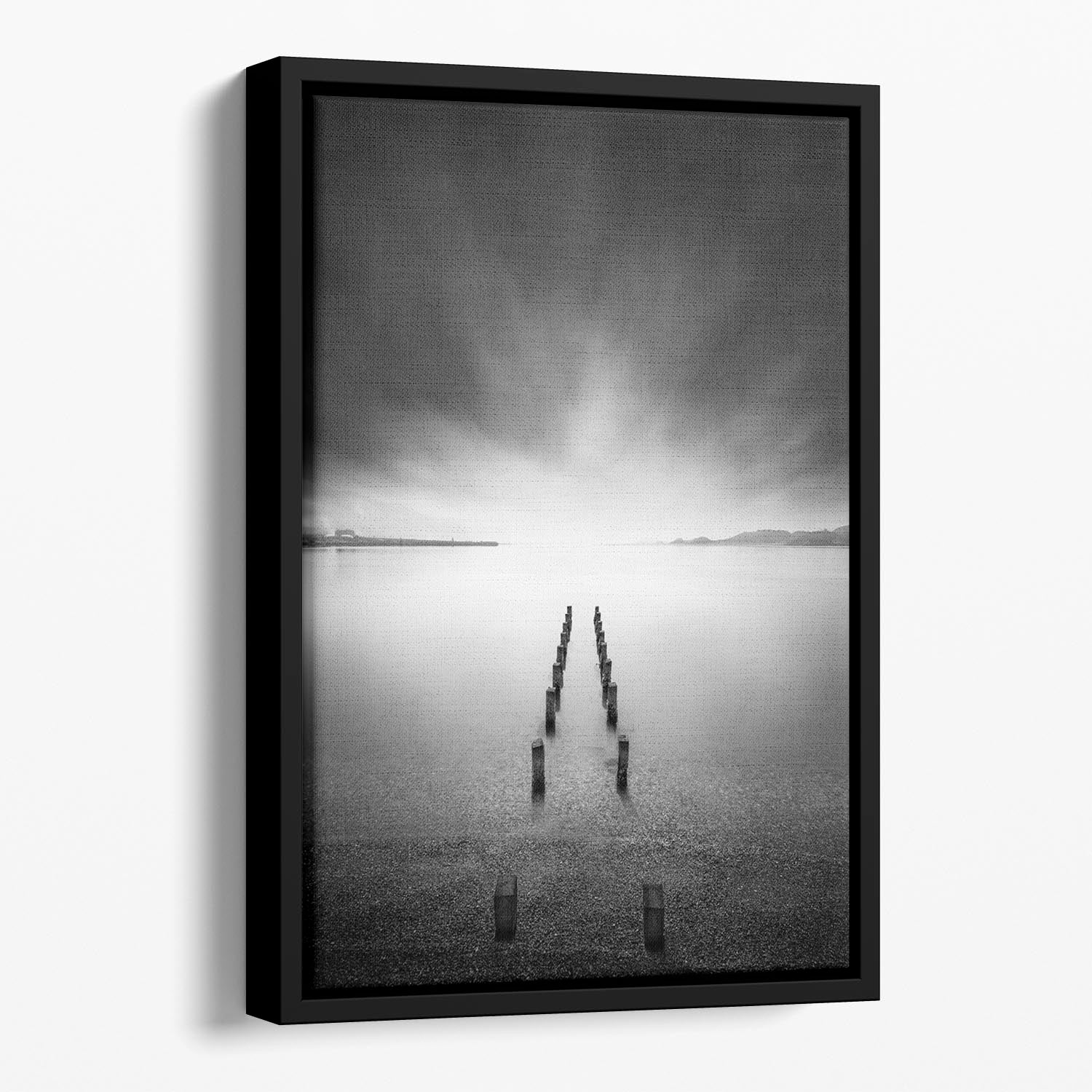 Let There Be Light Floating Framed Canvas - Canvas Art Rocks - 1