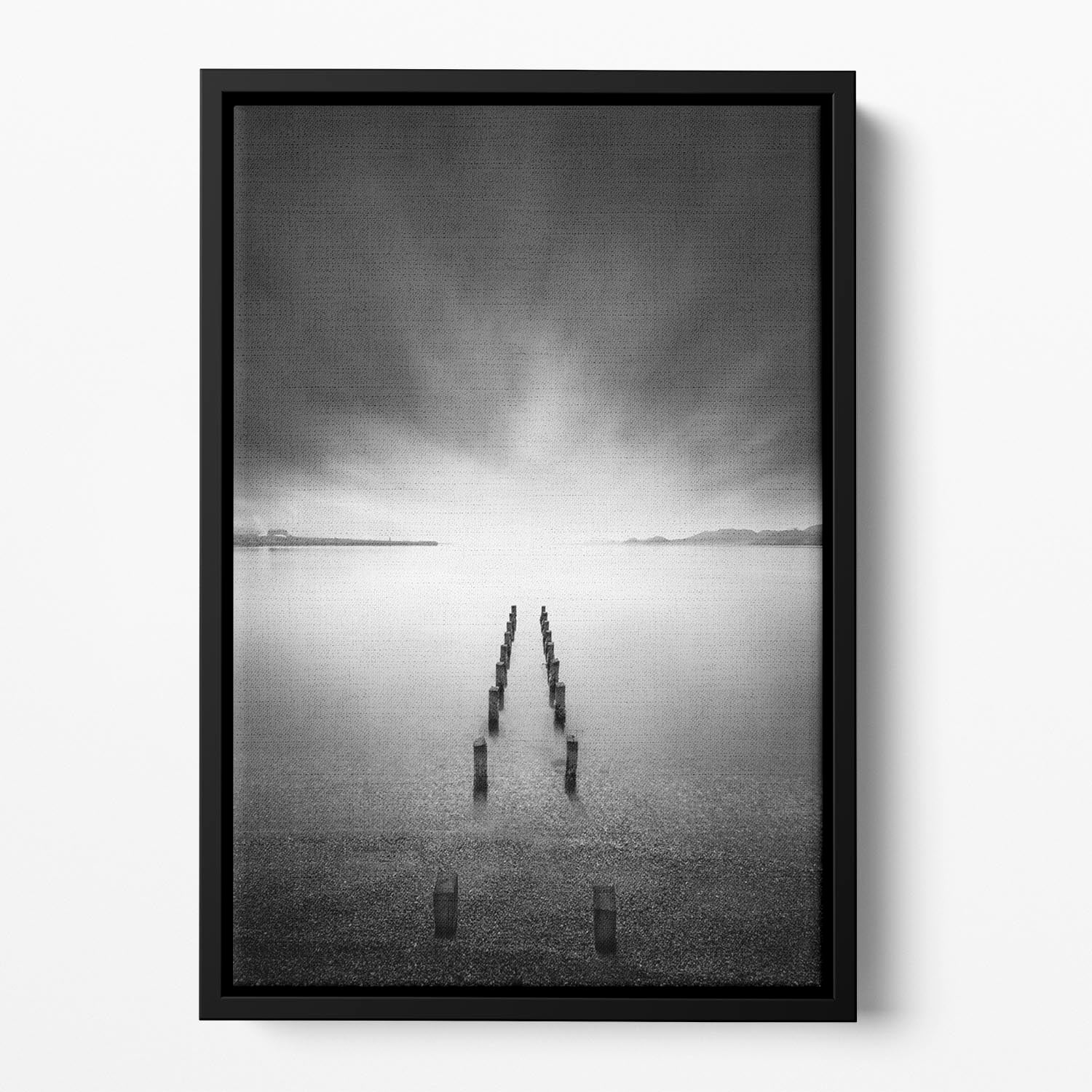 Let There Be Light Floating Framed Canvas - Canvas Art Rocks - 2