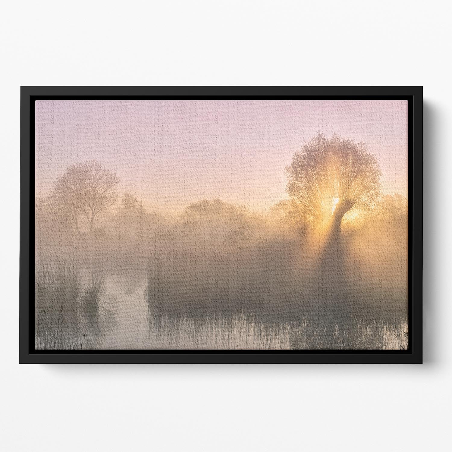 Silence In The Netherlands Floating Framed Canvas - Canvas Art Rocks - 2