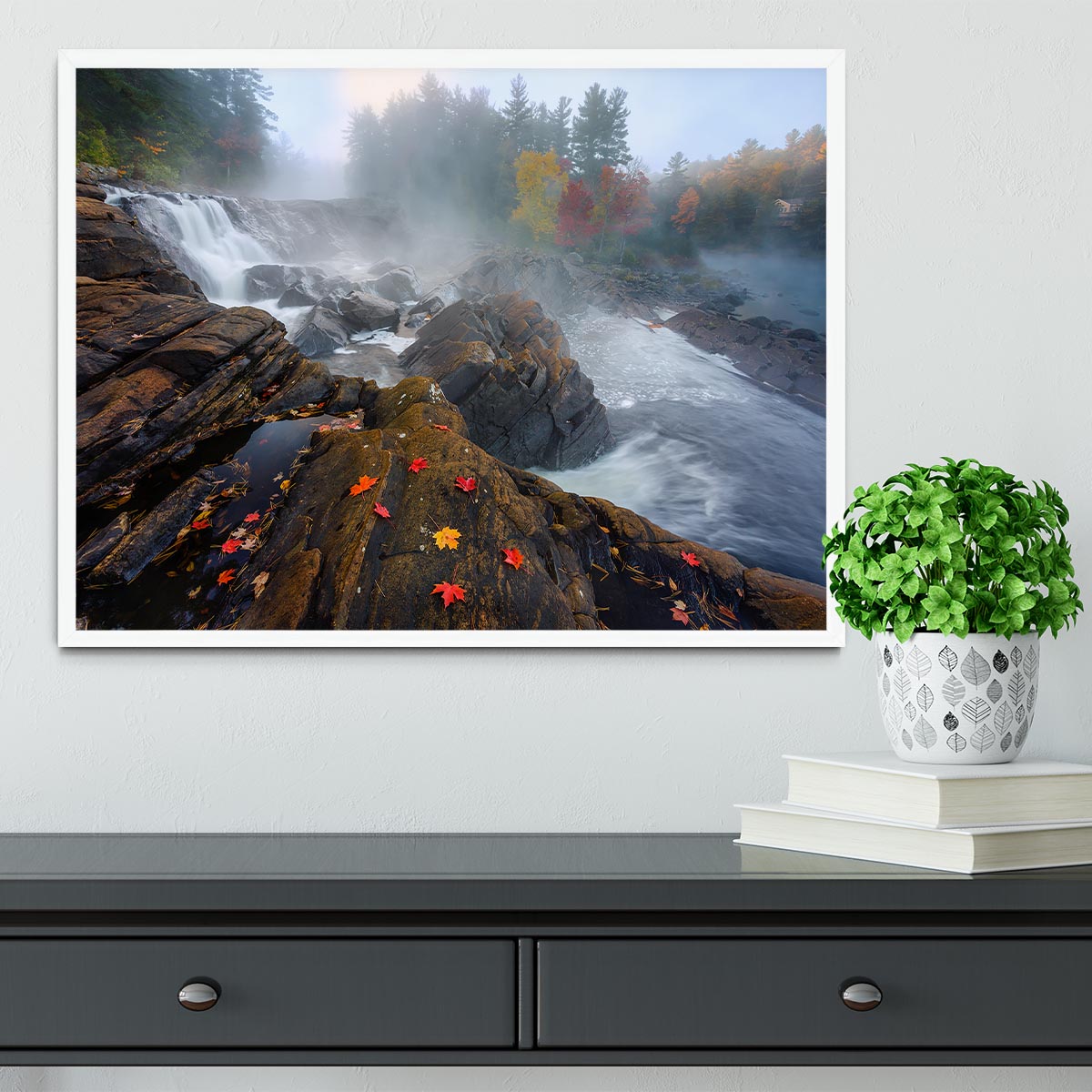 Autumn In Canada Framed Print - Canvas Art Rocks -6