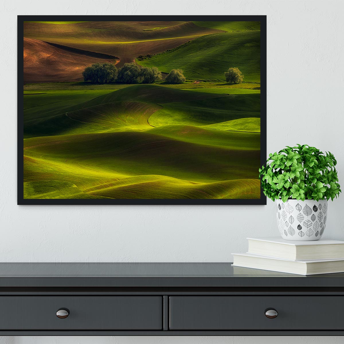 Spring In The Palouse Framed Print - Canvas Art Rocks - 2