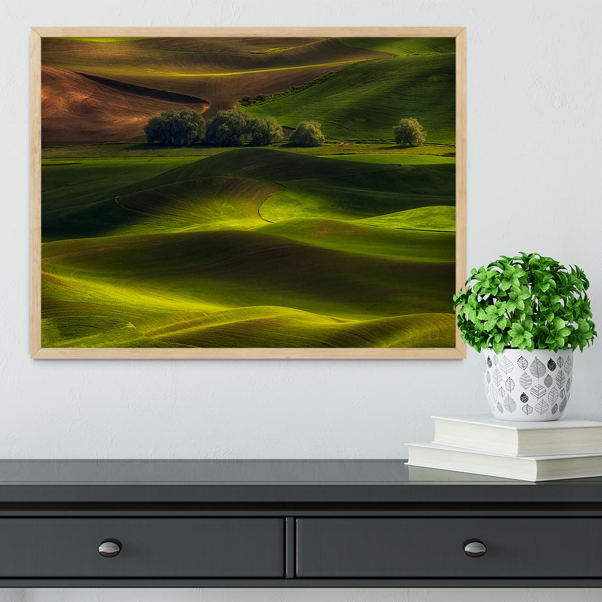 Spring In The Palouse Framed Print - Canvas Art Rocks - 4