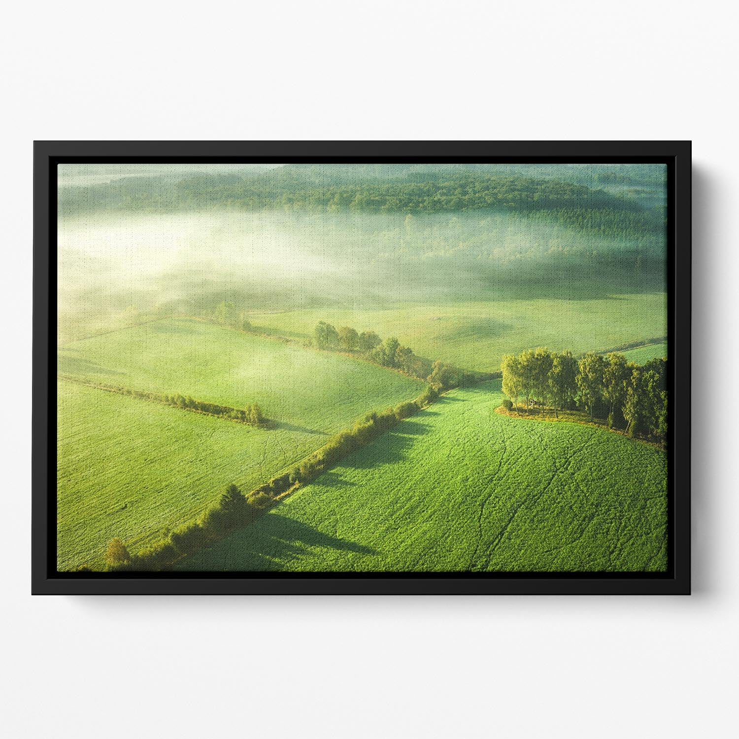 Above The Mist Floating Framed Canvas - Canvas Art Rocks - 2