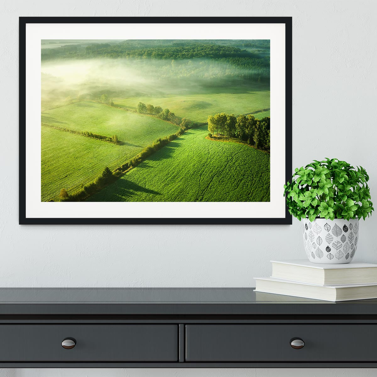 Above The Mist Framed Print - Canvas Art Rocks - 1