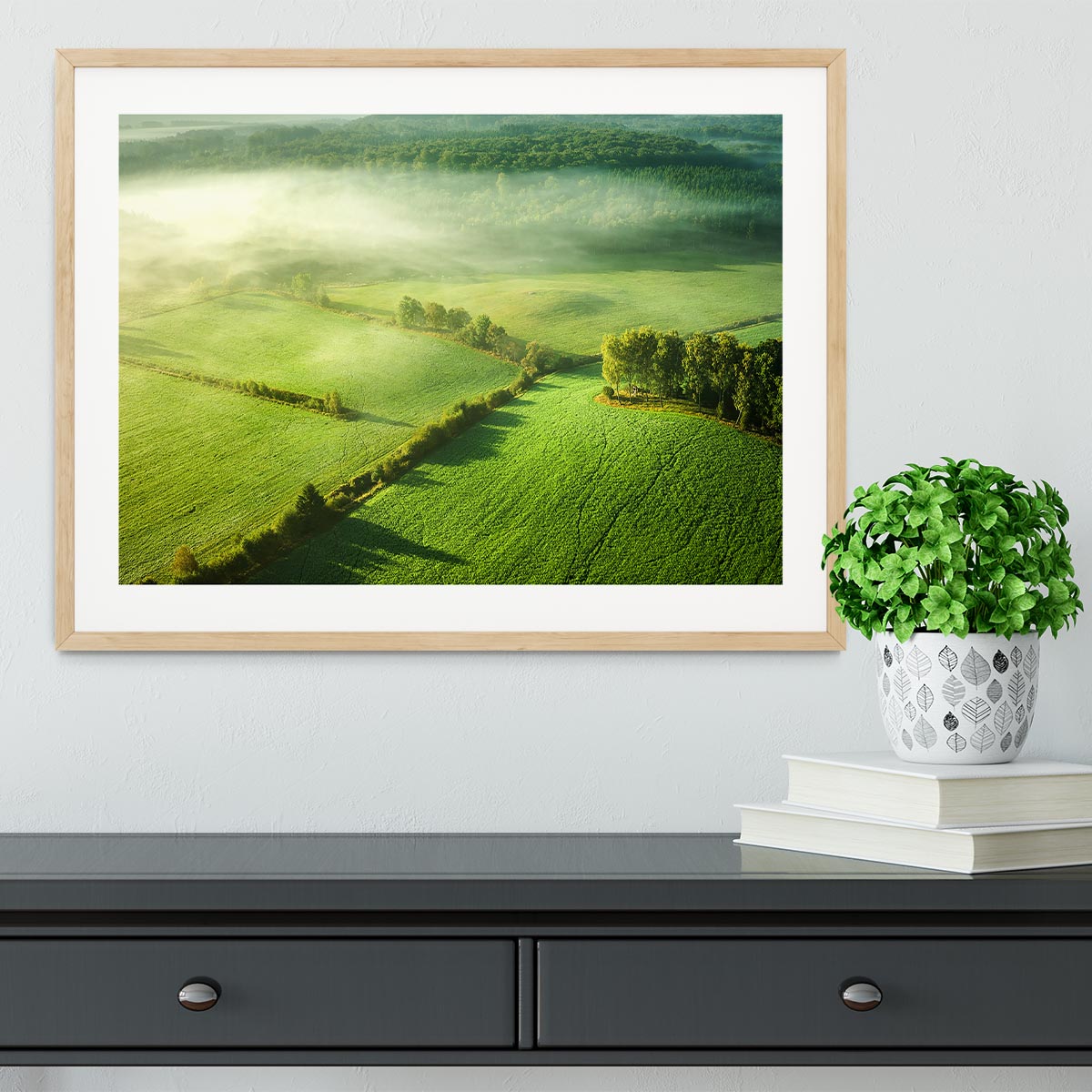 Above The Mist Framed Print - Canvas Art Rocks - 3