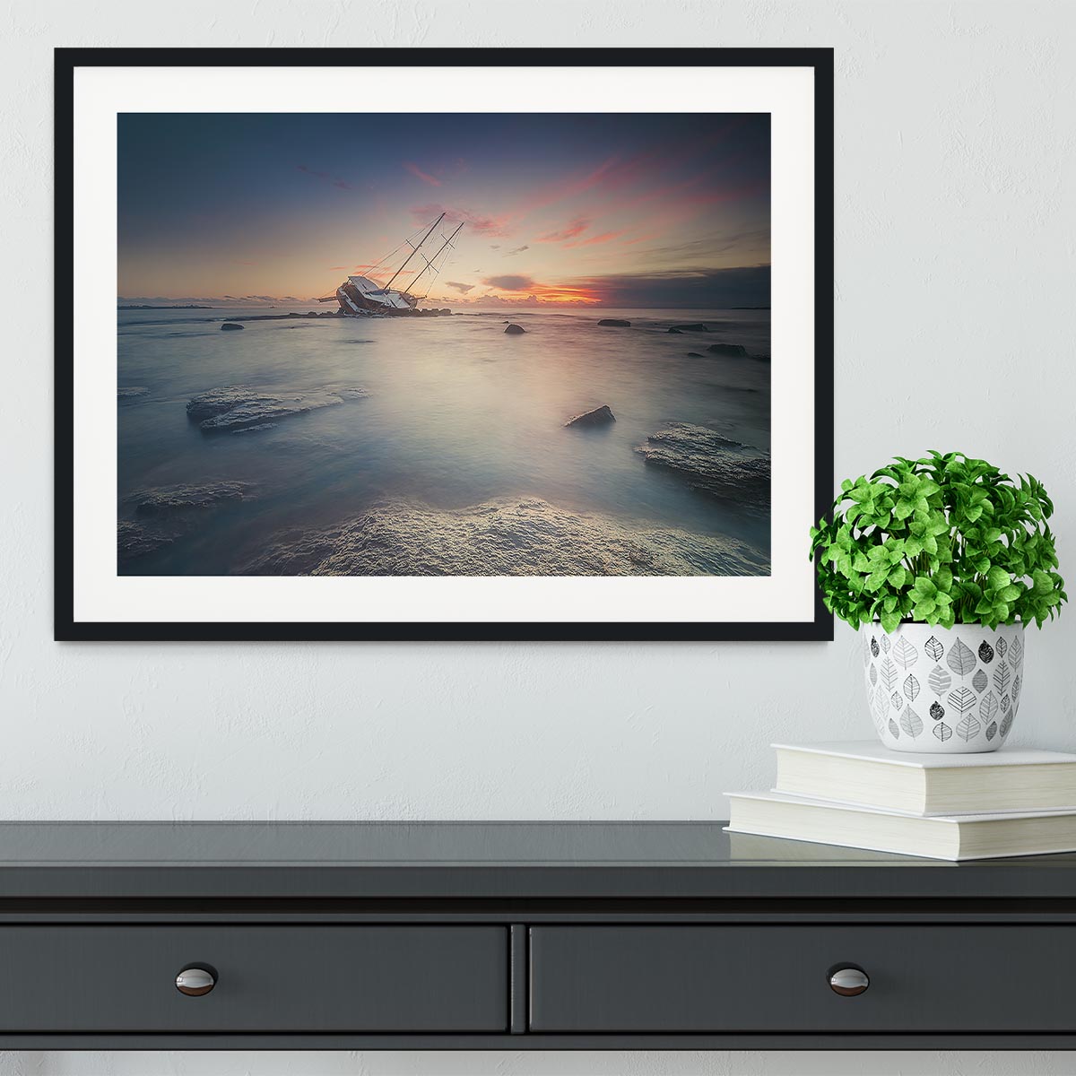 Adrift Framed Print - Canvas Art Rocks - 1