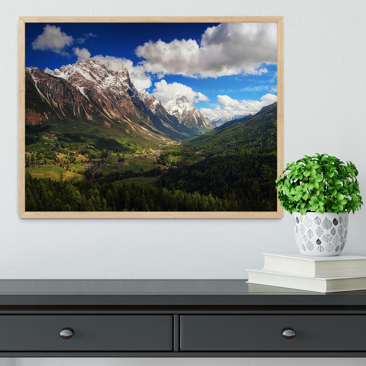 Un Valle Framed Print - Canvas Art Rocks - 4