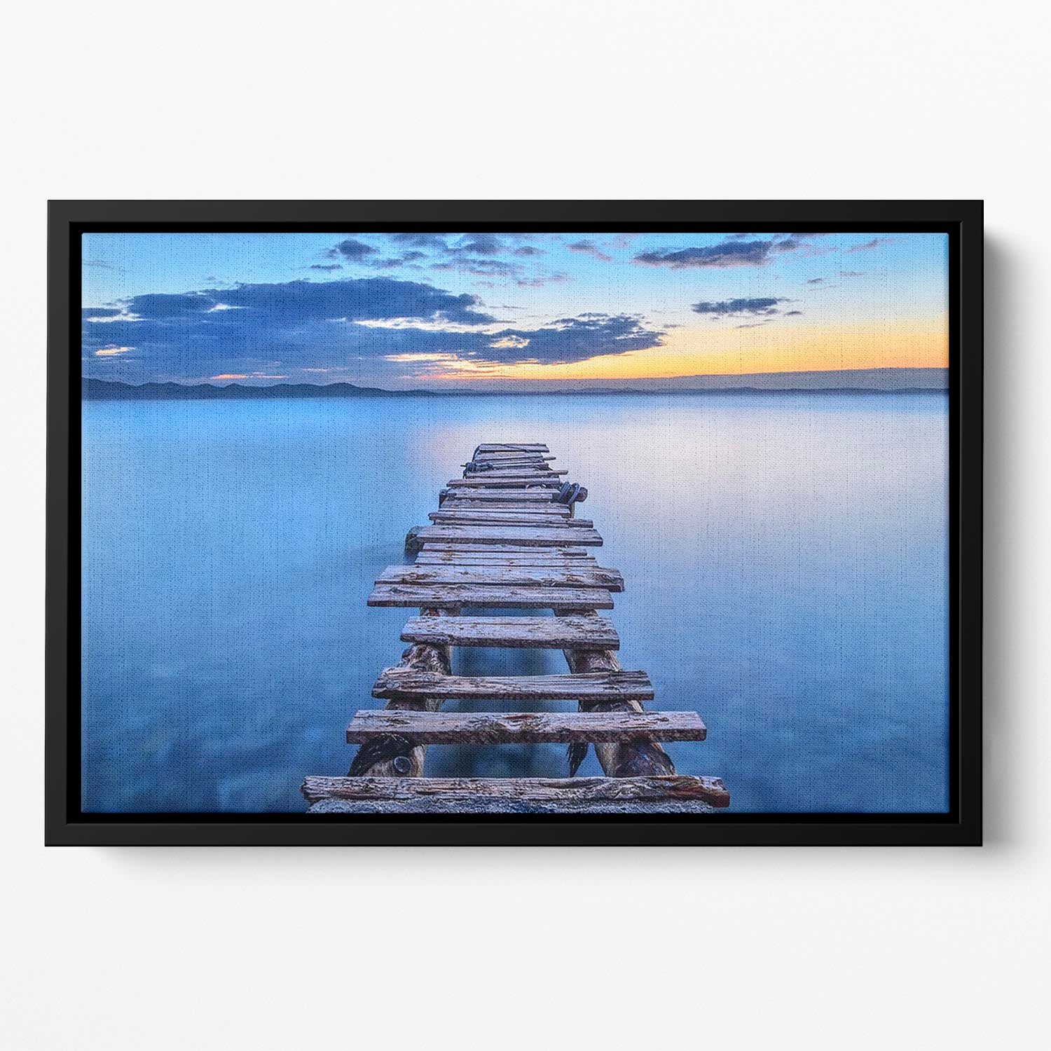 Pier Floating Framed Canvas - Canvas Art Rocks - 2