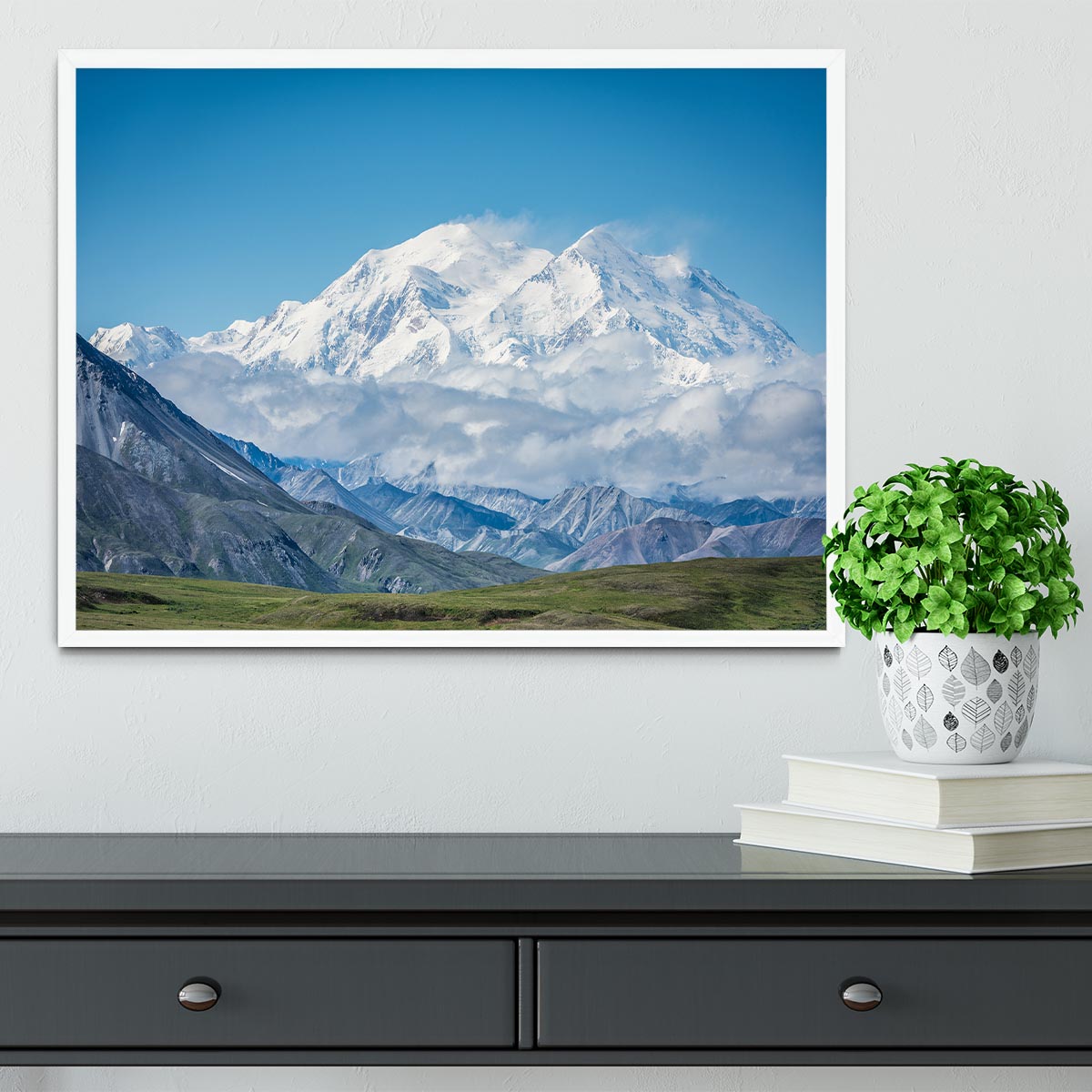 Mt Denali Alaska Framed Print - Canvas Art Rocks -6